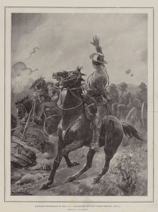 Pozoruhodný výkon CIV, baterie nasazené u Pretorie, 11. června od Richard Caton Woodville junior